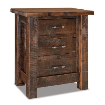 Houston 3 Drawer Nightstand