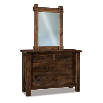 Houston 4 Drawer  Dresser & Mirror