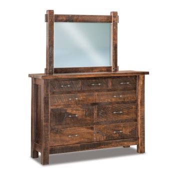 Houston 9 Drawer Dresser & Mirror