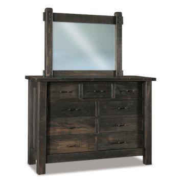 Houston 9 Drawer Dresser & Mirror