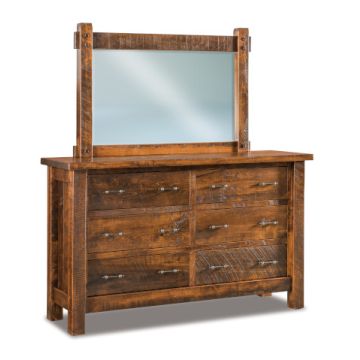 Houston 6 Drawer Dresser & Mirror