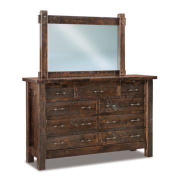 Houston 9 Drawer Dresser & Mirror