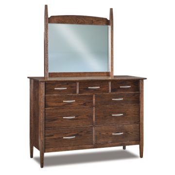 Imperial 9 Drawer Dresser & Mirror