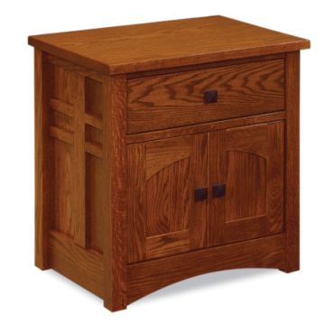 Kascade 1 Drawer 2 Door Nightstand