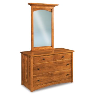 Kascade 4 Drawer Dresser & Mirror