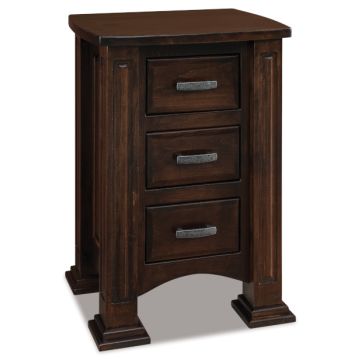 Lexington 3 Drawer Nightstand