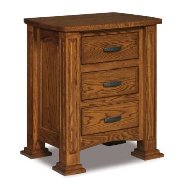 Lexington 3 Drawer Nightstand