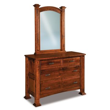 Lexington 4 Drawer Dresser & Mirror