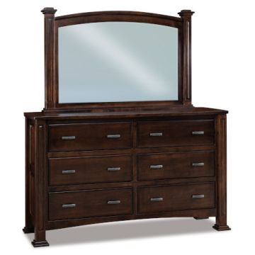 Lexington 6 Drawer Dresser & Mirror