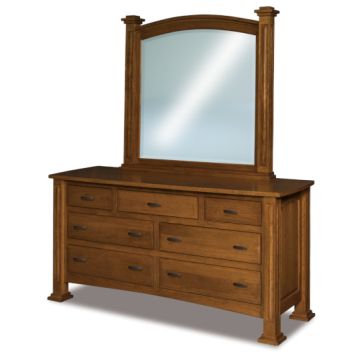 Lexington 7 Drawer Dresser & Mirror