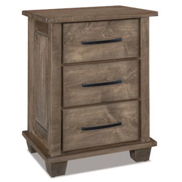 Monarch 3 Drawer Nightstand