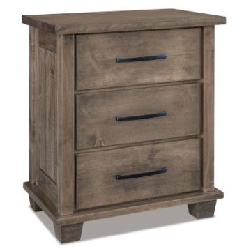 Monarch 3 Drawer Nightstand