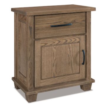 Monarch 1 Drawer 1 Door Nightstand