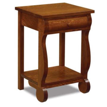 Old Classic Sleigh 1 Drawer Nightstand