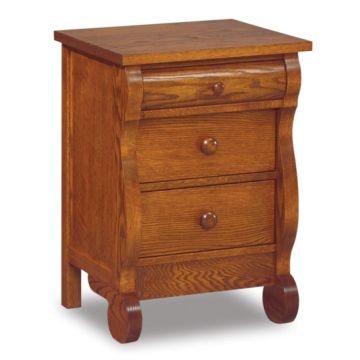 Old Classic Sleigh 3 Drawer Nightstand