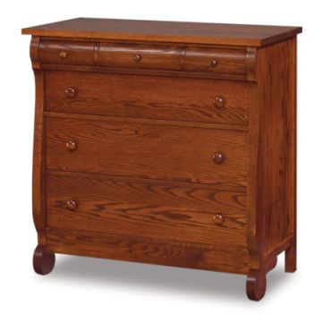Old Classic Sleigh 6 Drawer Child's Chest