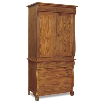 Old Classic Sleigh Armoire