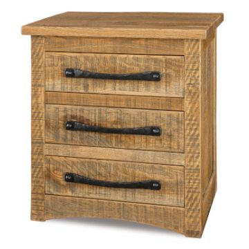 Orewood 3 Drawer Nightstand