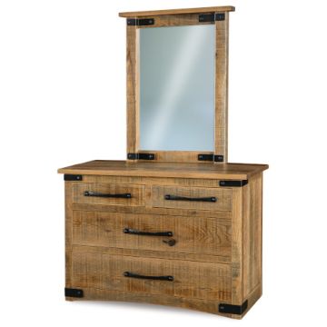 Orewood 4 Drawer Dresser & Mirror