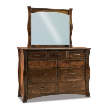 Reno 9 Drawer Dresser & Mirror