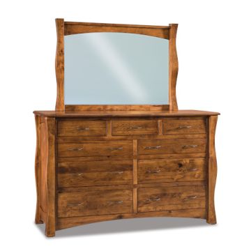 Reno 9 Drawer Dresser & Mirror