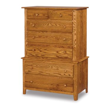 Shaker 7 Drawer Chest-on-Chest