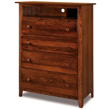Shaker 4 Drawer Media Chest