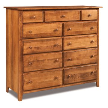 Shaker 11 Drawer Double Chest