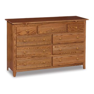 Shaker 9 Drawer Dresser