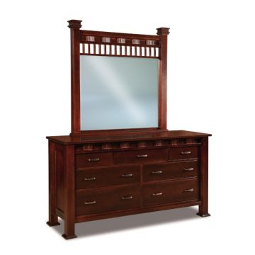 Sequoyah 7 Drawer Dresser & Mirror