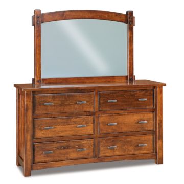 Timbra 6 Drawer Dresser & Mirror