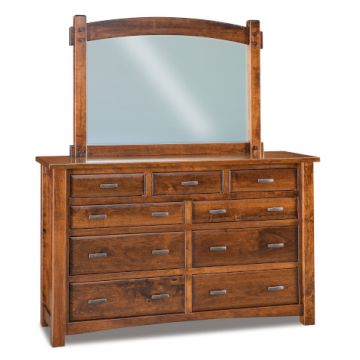 Timbra 9 Drawer Dresser & Mirror