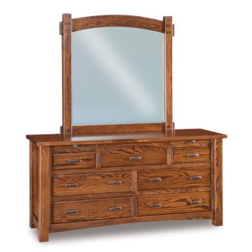 Timbra 7 Drawer Dresser & Mirror