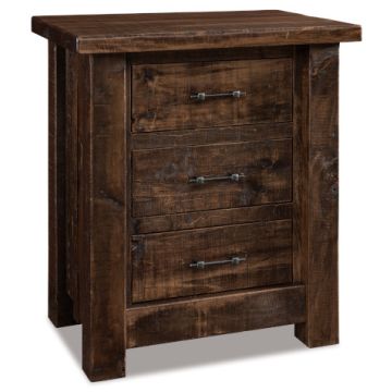 Vandella 3 Drawer Nightstand