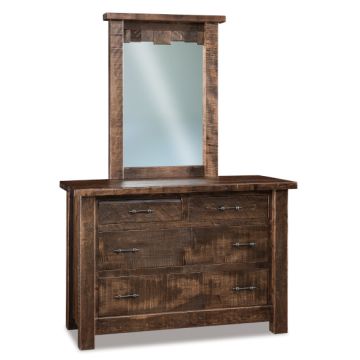 Vandella 4 Drawer Dresser & Mirror