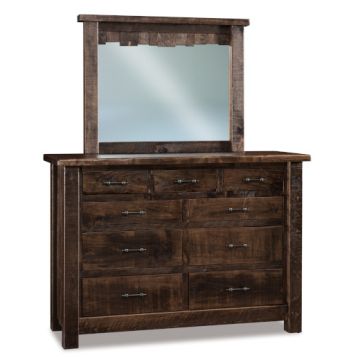 Vandella 9 Drawer Dresser & Mirror