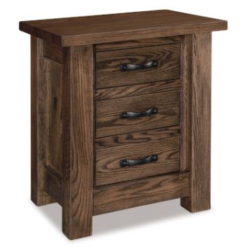 Vogen 3 Drawer Nightstand