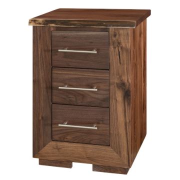 Live Wood 3 Drawer Nightstand