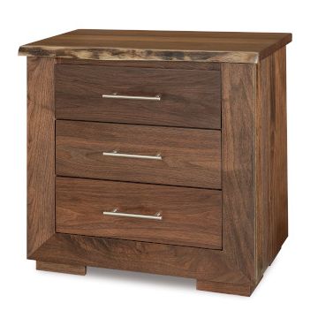 Live Wood 3 Drawer Nightstand