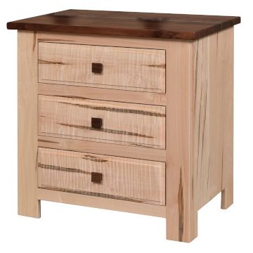Kanata 3 Drawer Nightstand
