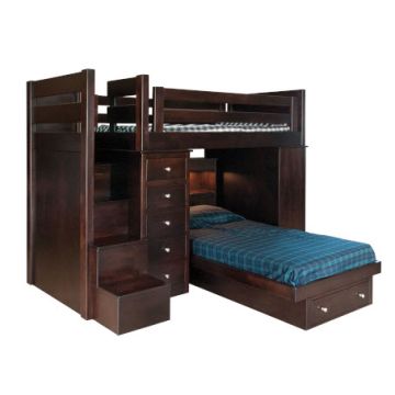 Loft Bed with Steps