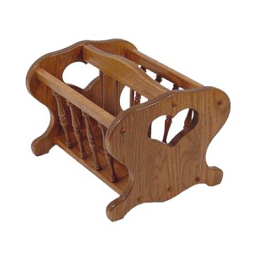 Large Heart Magazine Rack