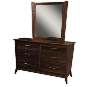 Metro 6-Drawer Dresser & Mirror
