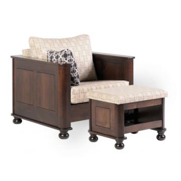 Metro Chair & Ottoman