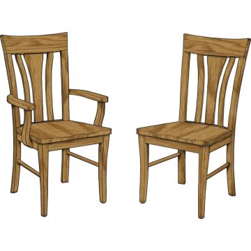 Metro Arm & Side Chair (Desk Chair option available)