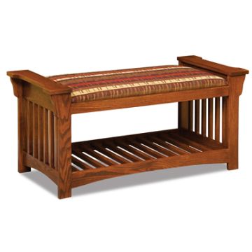 Mission Slat Bench 