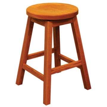 24" Mission Swivel Bar Stool