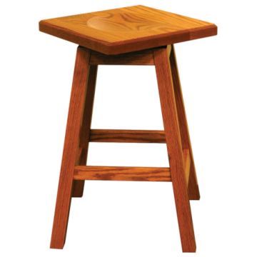 24" Mission Swivel Bar Stool