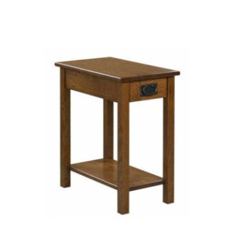 Mission Chairside Table with Drawer