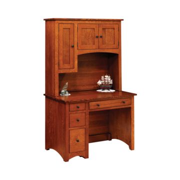 Modern Shaker Student Desk W/ Hutch